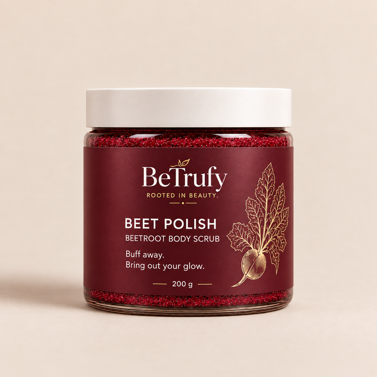 BeTrufy Beet Polish | Beetroot Body Scrub — 200 g