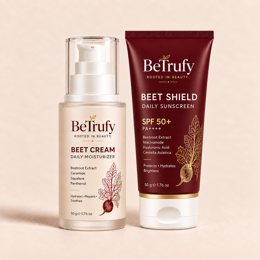 BeTrufy Daily Defense Duo | Beet Cream + Beet Shield SPF 50+