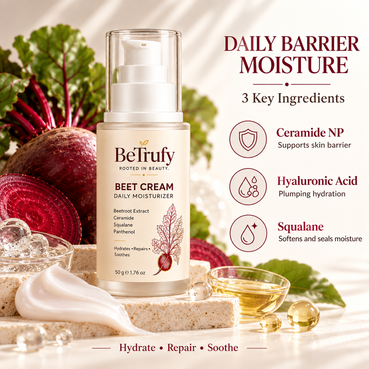 BeTrufy Daily Defense Duo | Beet Cream + Beet Shield SPF 50+